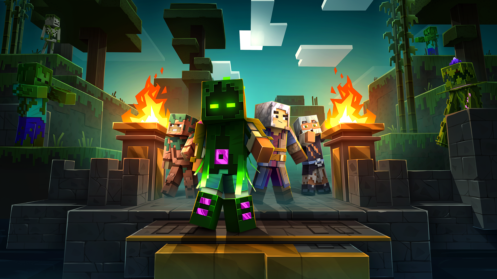 Minecraft dobrodružství na Aetherixu